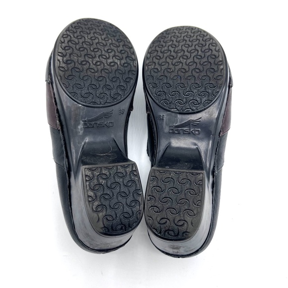 Dansko Tenley Nappa Clog Slip On Brown Black Size 38 - Picture 12 of 16